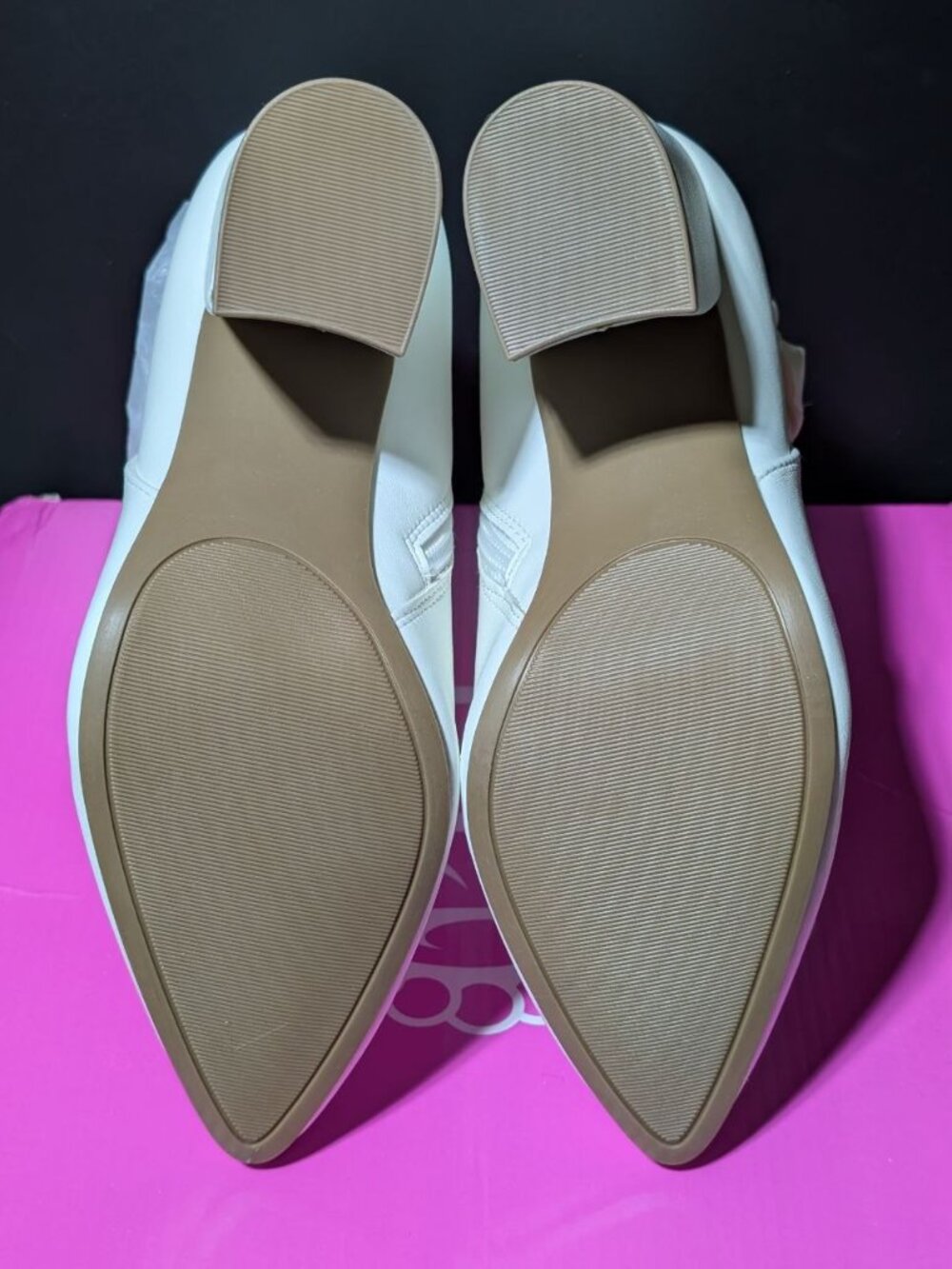 Sugar Evvie Bloom Ankle Booties White US Size 9 - Picture 6 of 12